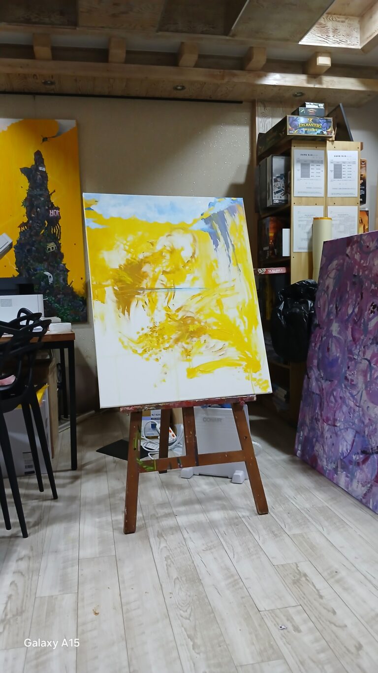 Eden and I painted Eden.